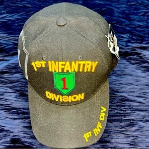 1st Infantry Division hat.  NEW!! Black hat